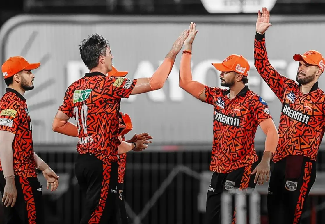 IPL 2024 Qualifier 2 RR vs SRH: Match Results| Award Winners| Player Of The Match| Records| Scorecard RR vs SRH: SRH team players after winning the match