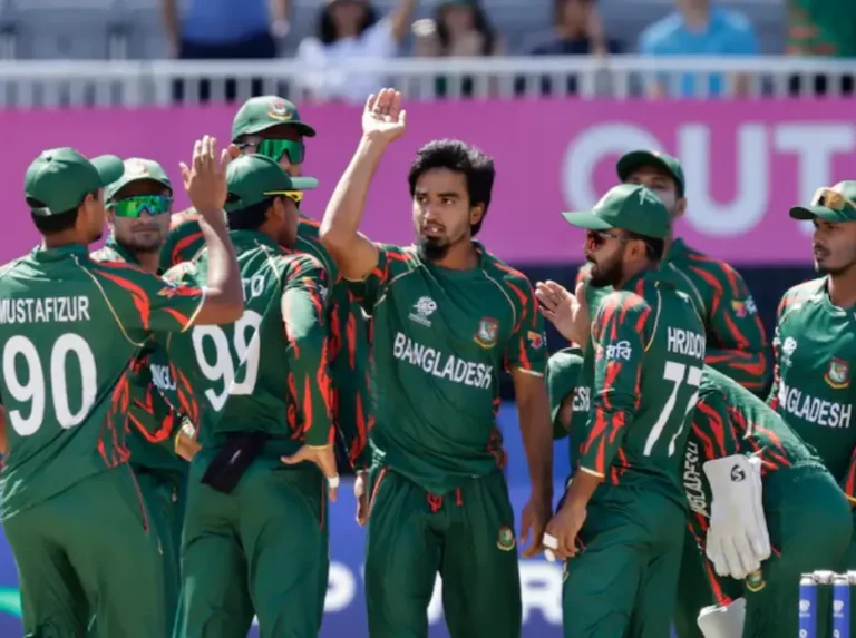 Bangladesh players during a match