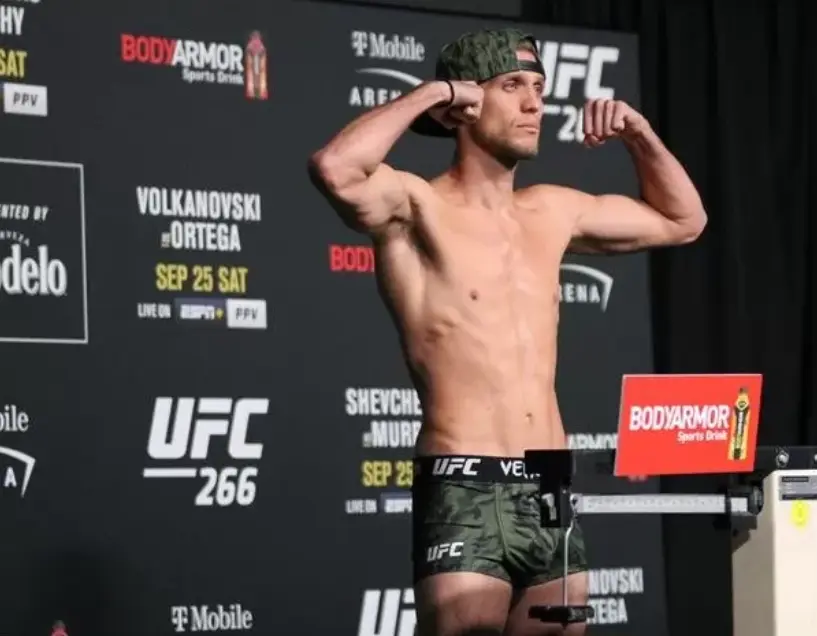 UFC 303: Brian Ortega Misses Weight, The Bout Will Happen In Lightweight Now Brian Ortega during weigh-ins