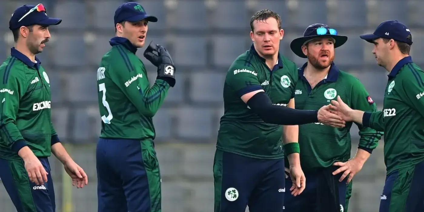 Ireland players during a match