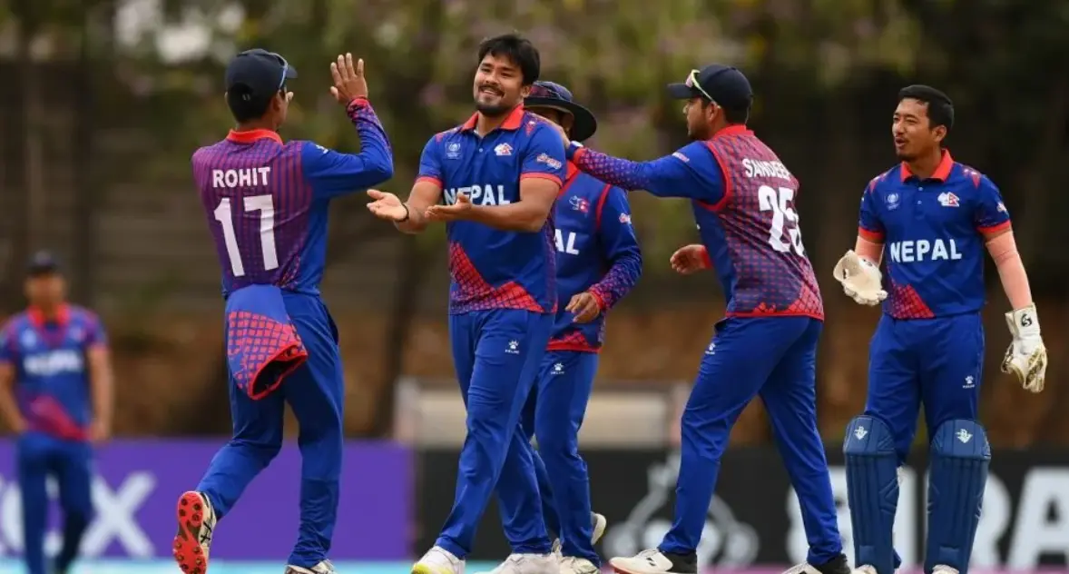 ICC T20 World Cup 2024: Nepal Squad| Matches| Schedule| Venues| All You Need To Know Nepal's players during a match