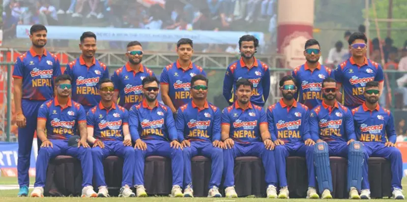 image of nepals cricket team players