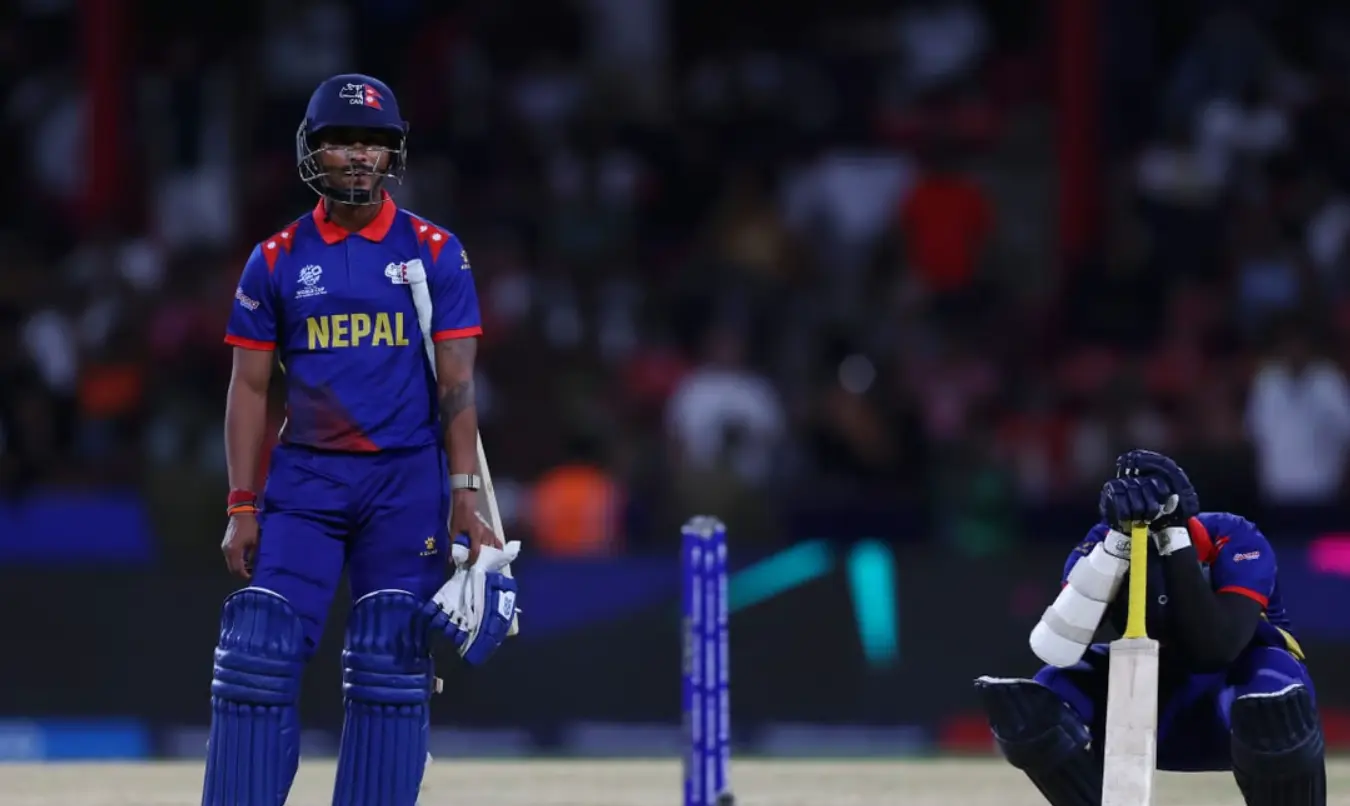 T20 World Cup 2024 Match 31: Nepal vs South Africa| Match Results| Award Winners| POTM| Stats| Records Nepal's players disheartened after loss
