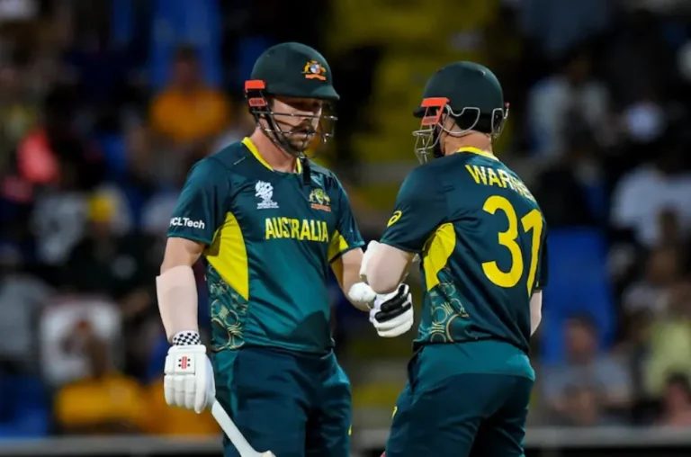 Travis Head and David Warner during a match