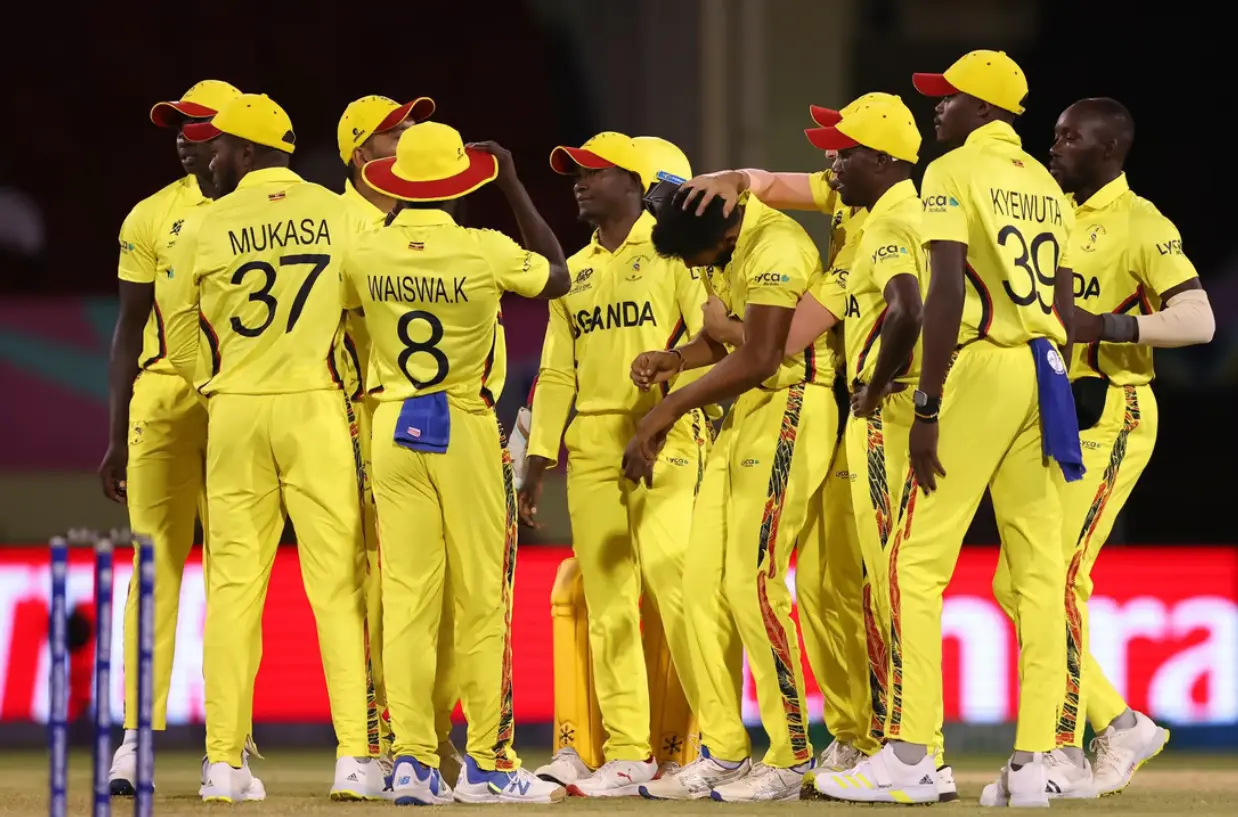 T20 World Cup 2024 Match 9: Papua New Guinea vs Uganda| Match Results| Award Winners| POTM| Stats| Records image of uganda team