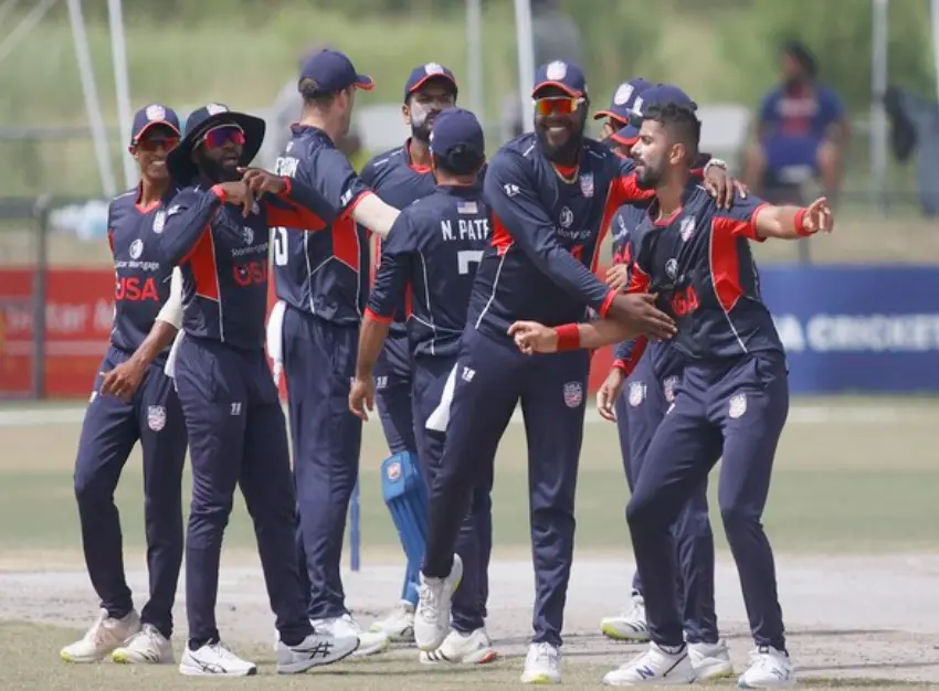 USA team players during a match