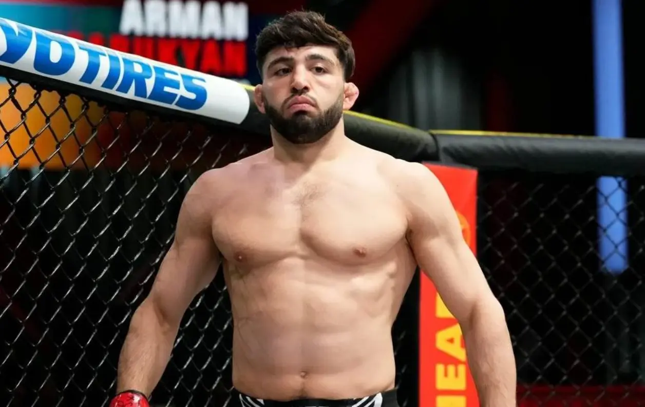 Arman Tsarukyan during his fight