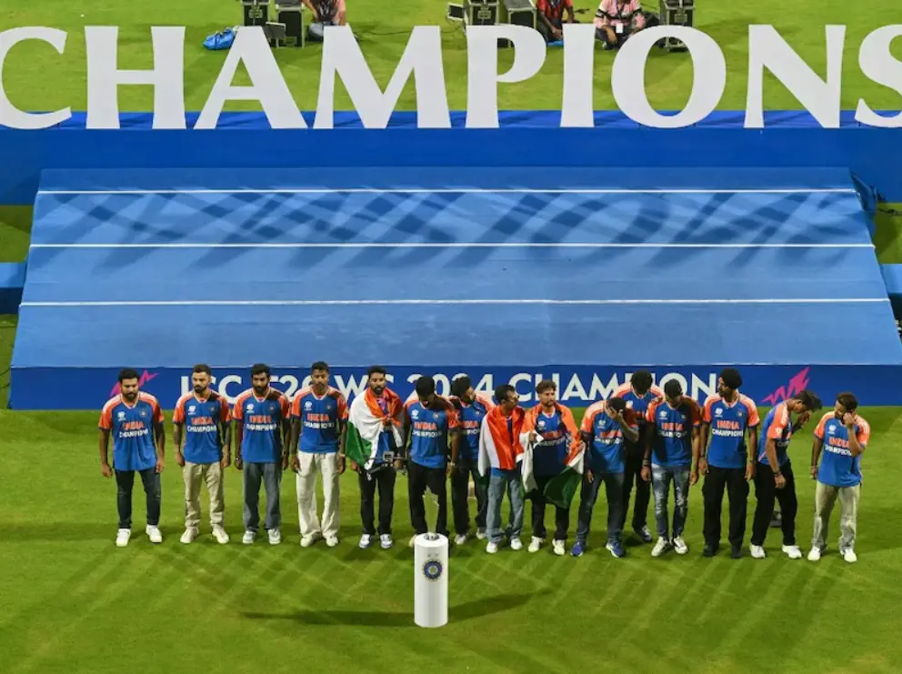 Moments Of “Victory Parade” As Fans Celebrated India’s Victory In T20 World Cup 2024 Indian players at Wankhede Stadium