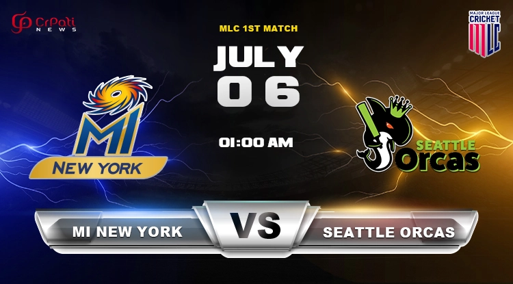 MINY vs SEO 1st MLC 2024 Match Prediction: MI New York vs Seattle Orcas, Key Players, Pitch Report, Dream 11 Prediction And Playing 11 MINY vs SEO 1st Match