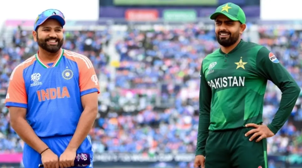 ICC Champions Trophy 2025, India Will Not Play In Pakistan: Reports Rohit Sharma with Babar Azam before toss