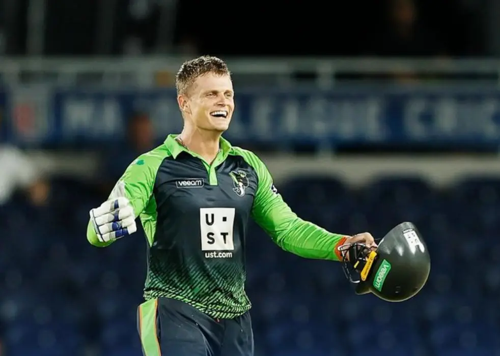 MLC 2024, Match 6: LA Knight Riders vs Seattle Orcas| Match Results| Scorecard| POTM| Stats Ryan Rickelton during MLC match