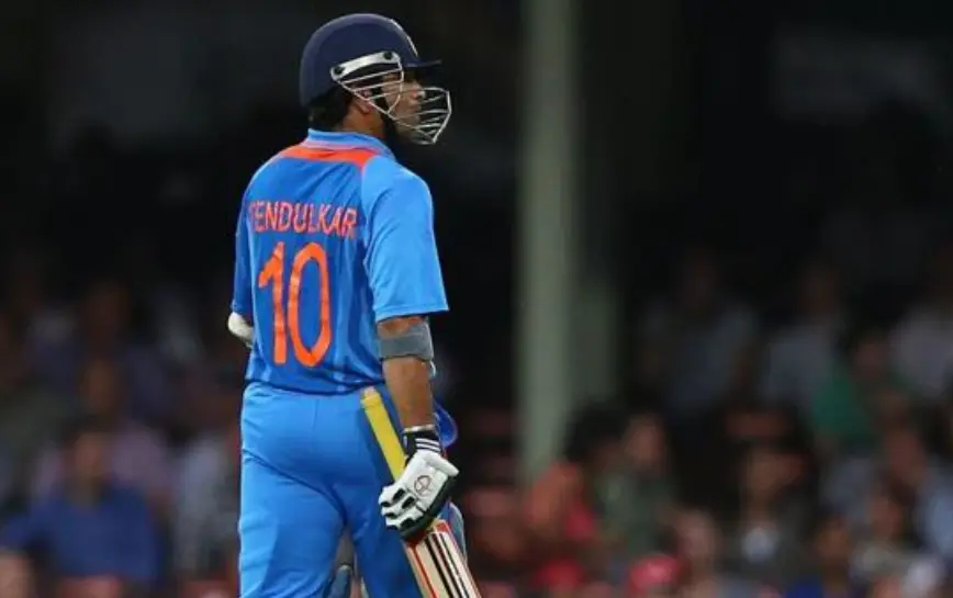 Sachin Tendulkar during match