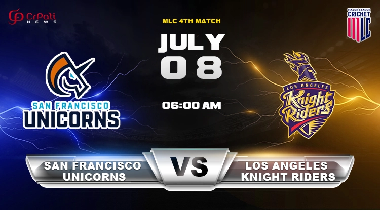 SF vs LAS 4th MLC 2024 Match Prediction: San Francisco Unicorns vs Los Angeles Knight Riders, Key Players, Pitch Report, Dream 11 Prediction And Playing 11 SF vs LAS 4th MLC Match Prediction