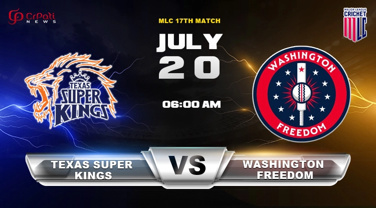 TEX vs WAF 17th MLC 2024 Match Prediction: Texas Super Kings vs Washington Freedom, Key Players, Pitch Report, Dream 11 Prediction And Playing 11 TEX vs WAF MLC Match Prediction