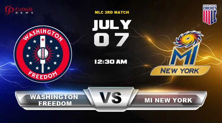 WAS vs MINY 3rd MLC 2024 Match Prediction: Washington Freedom vs MI New York, Key Players, Pitch Report, Dream 11 Prediction And Playing 11 WAS vs MINY 3rd MLC Match Prediction