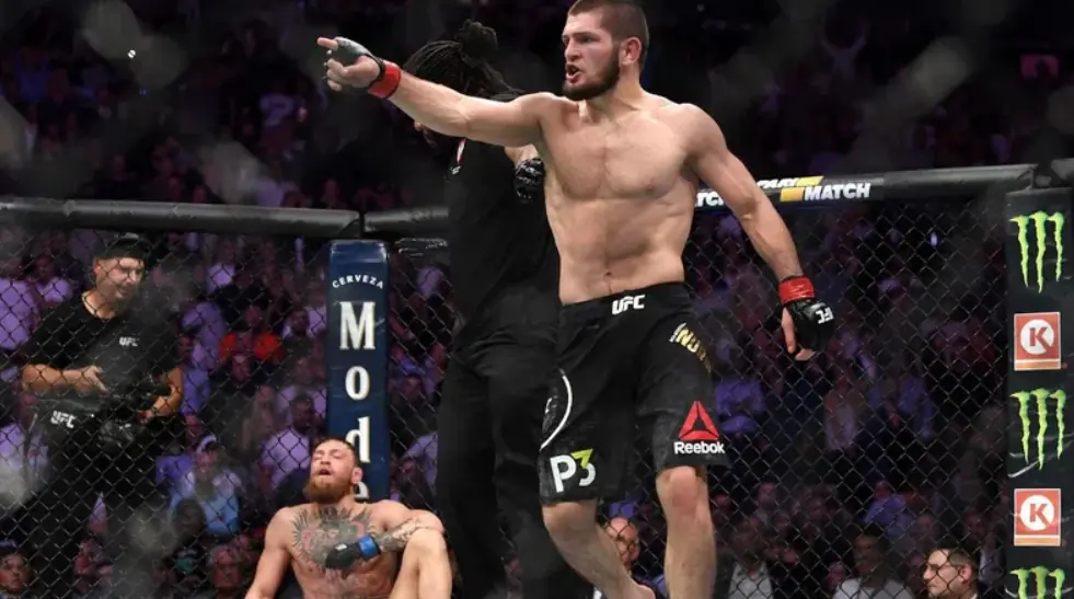 All Wins Of Khabib Nurmagomedov In His Professional MMA Career Khabib Nurmagomedov after finishing the fight