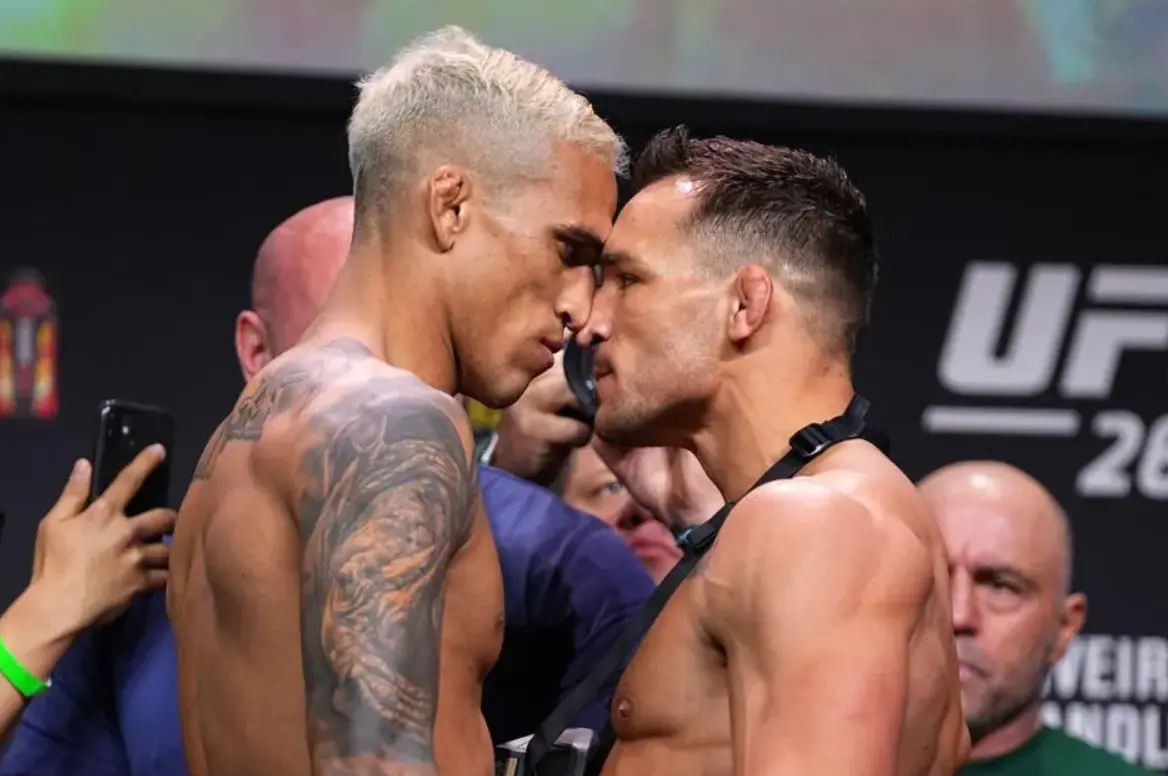 Michael Chandler and Charles Oliveira