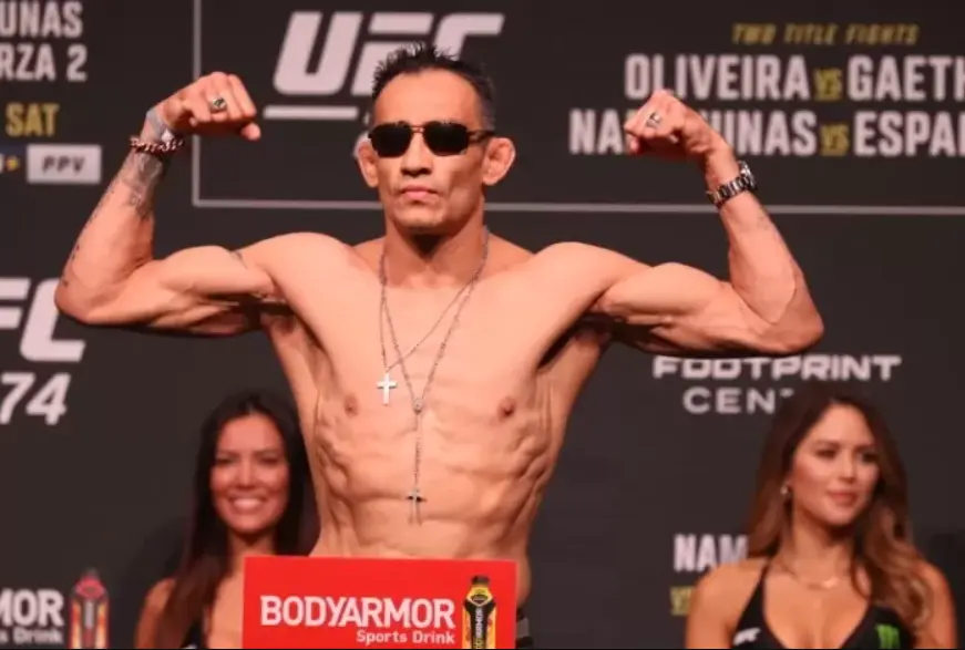 All 8 Consecutive Losses Of Tony Ferguson In The UFC Tony Ferguson during weigh-ins