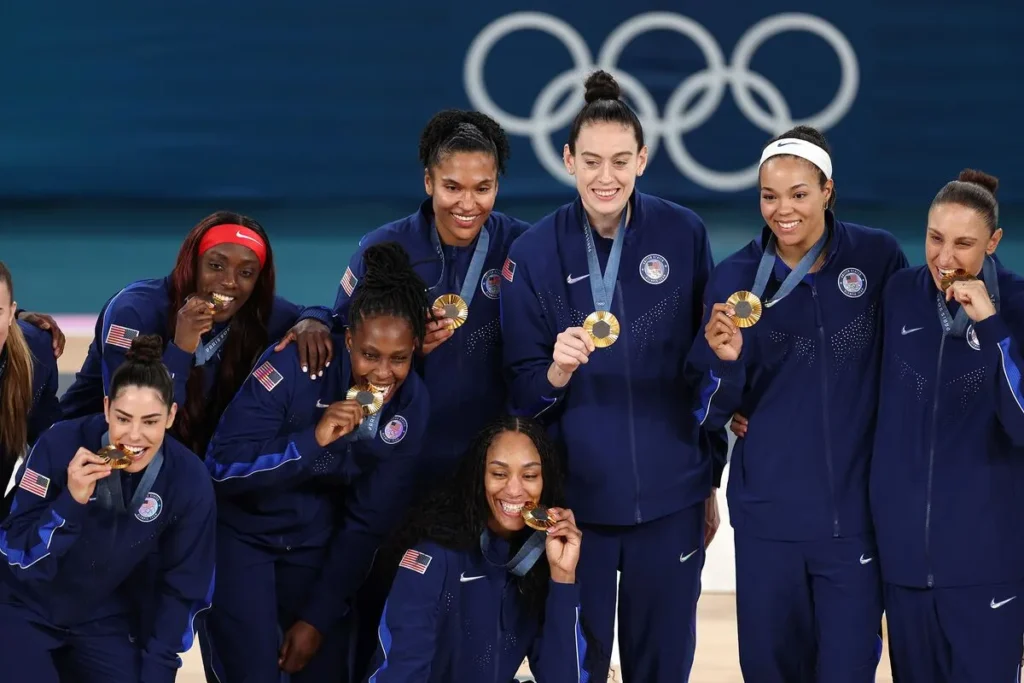 USA Women's BasketBall Team Won Gold in Paris Olympics