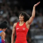 Vinesh Phogat during Paris Olympics 2024
