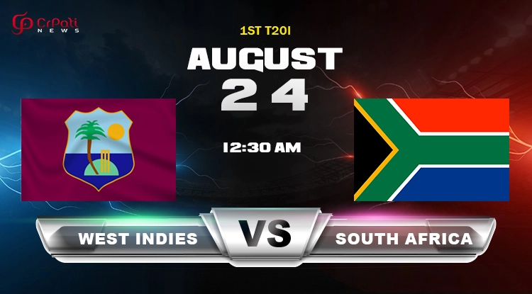 West Indies vs South Africa 1st T20I Match