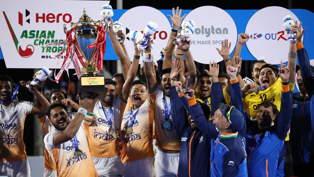 Indian Hockey Team 5th Asian Championship title