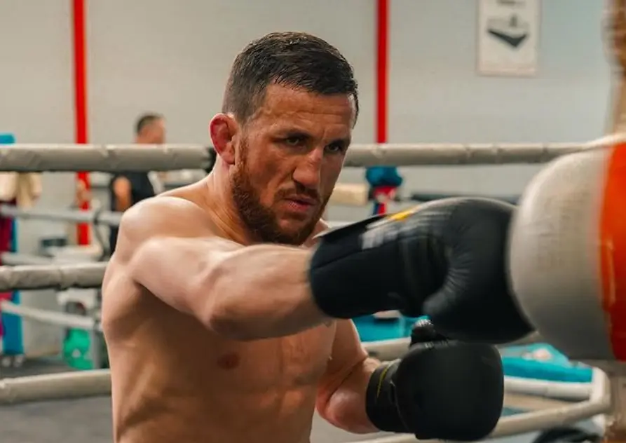 Merab Dvalishvili Travel Mexico To Improve Boxing Before UFC 306 Merab Dvalishvili during his training