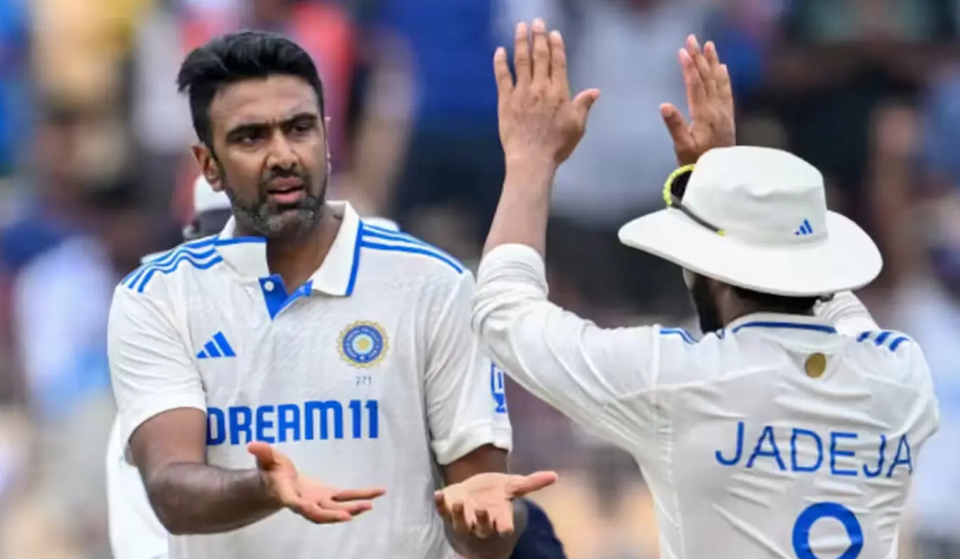 Ravichandran Ashwin during India vs Bangladesh test match