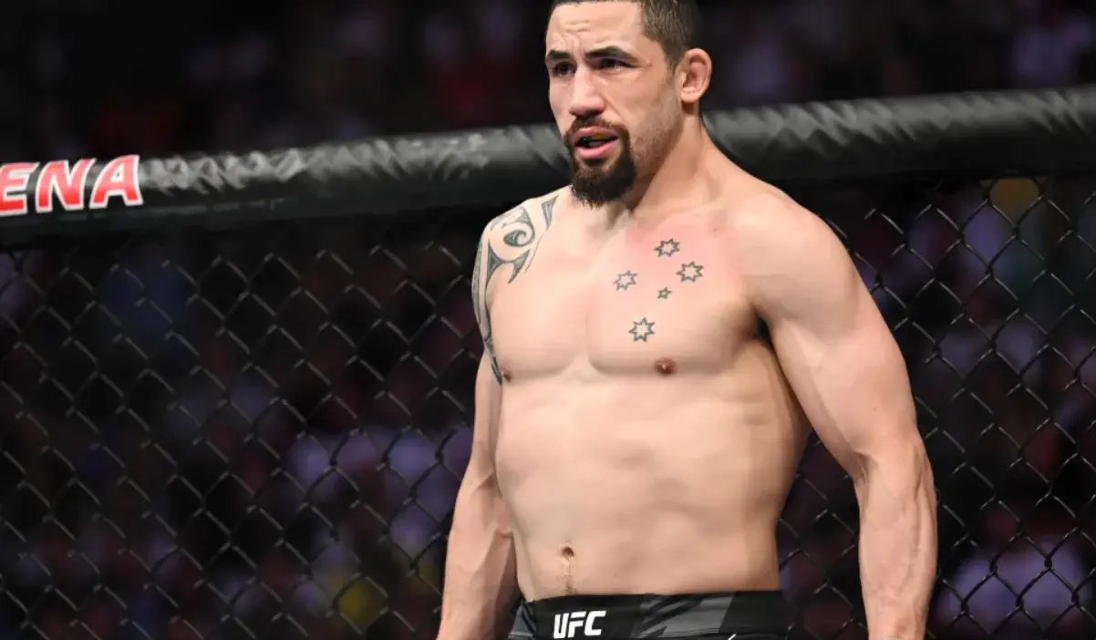 Robert Whittaker inside octagon