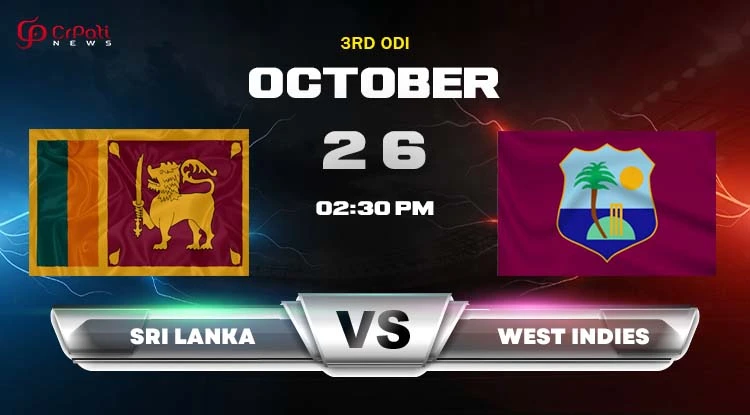 Sri Lanka vs West Indies 3rd ODI