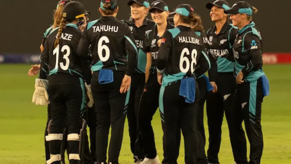 T20 Women’s World Cup 2024, Match 4th: IND(W) vs NZ(W)| Match Results| Scorecard| Award Winners| Stats New Zealand women's cricket team during a match