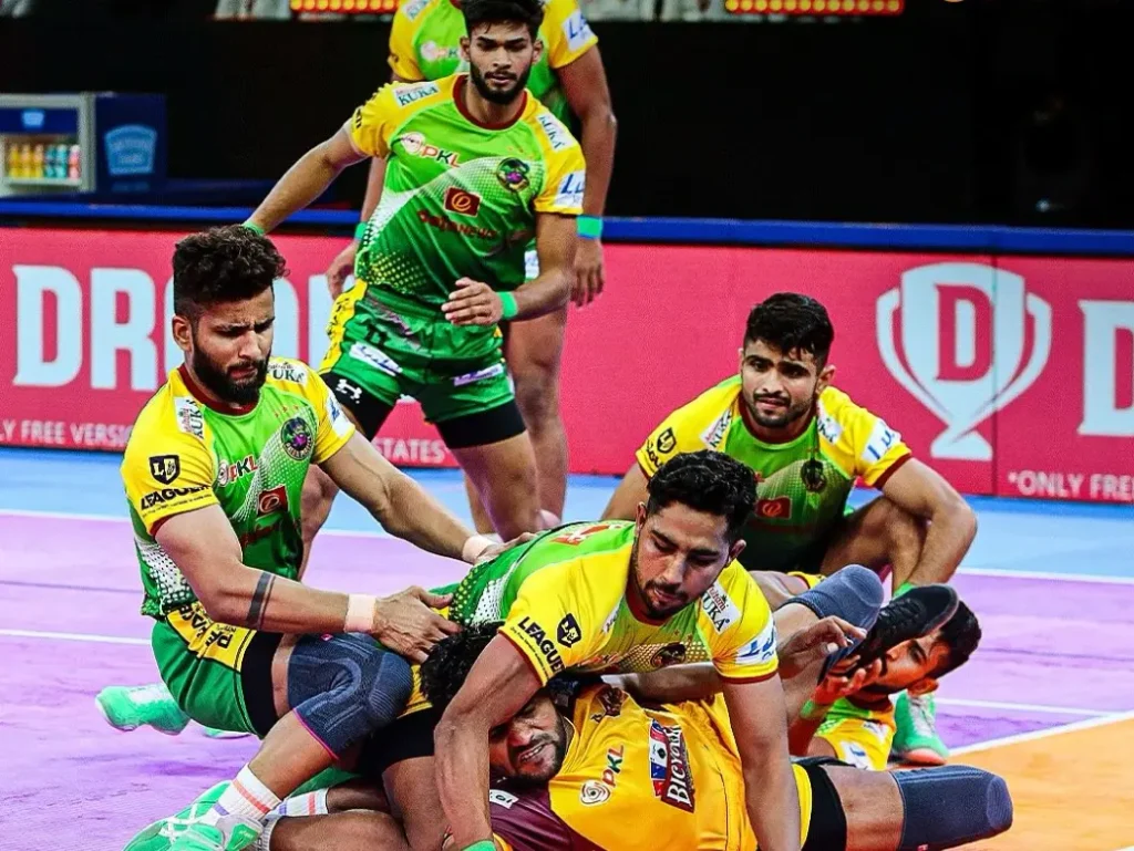 Telugu Titans vs Patna Pirates match