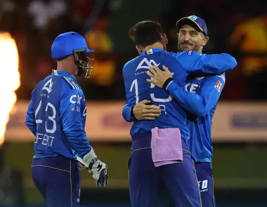 CPL 2024, Final: SLK vs AW| Match Results| Scorecard| Award Winners| Stats Saint Lucia Kings players during a match