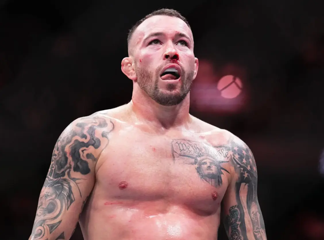 “Let him talk, But stay in lane” Colby Covington Praised And Warned Ilia Topuria Colby Covington during a fight