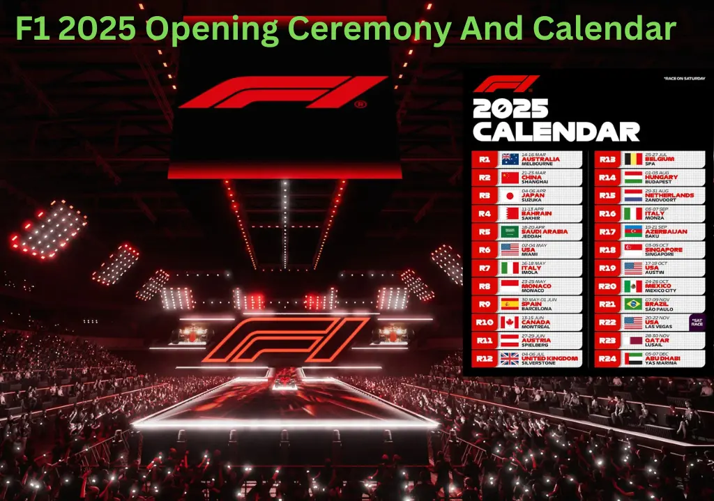 Exciting 2025 Formula 1 Season: Full Calendar and Spectacular Season Launch at the O2 Arena F1 2025 Calender & Ceremony