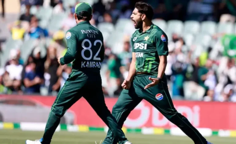 Haris Rauf during match against Australia