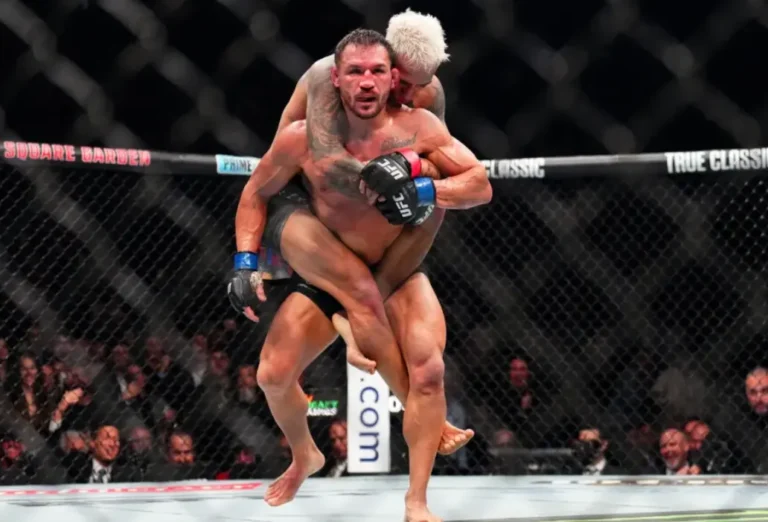 Michael Chandler and Charles Oliveira at UFC 309