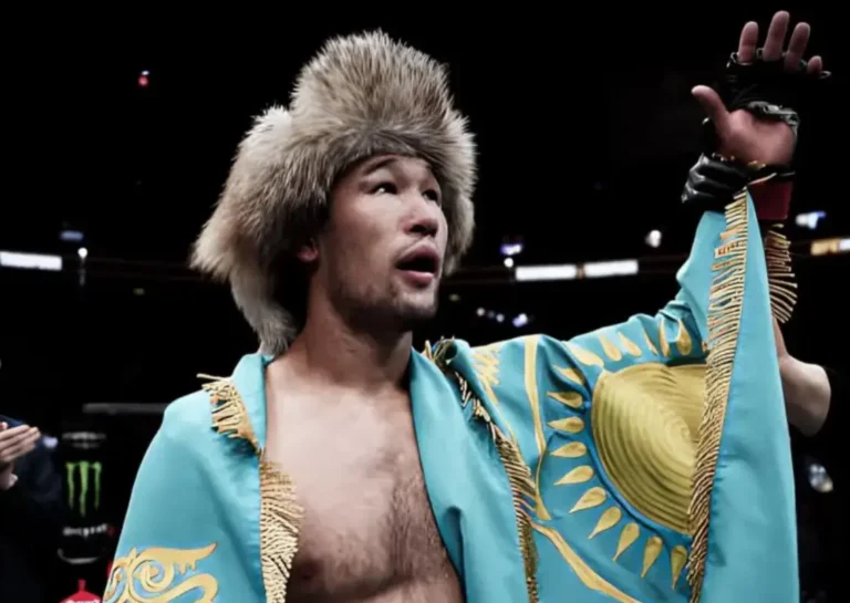 Shavkat Rakhmonov after winning his fight