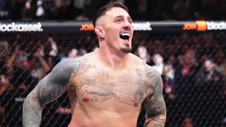 Tom Aspinall after his fight