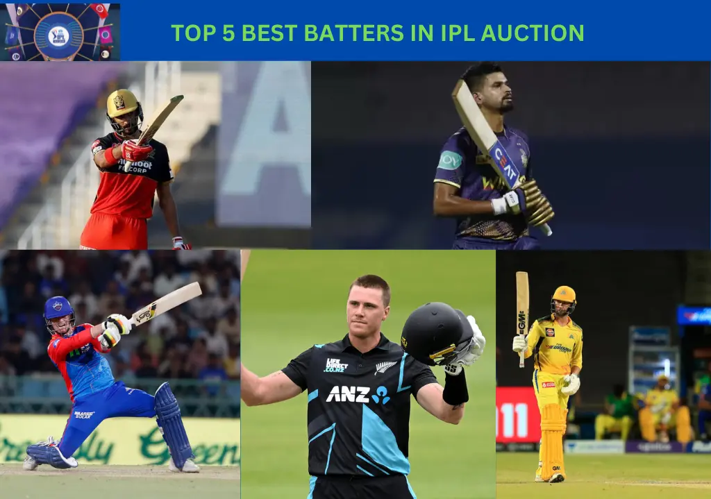 Top 5 Batters In IPL Auction List