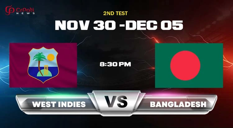 West Indies vs Bangladesh 2nd Test Match