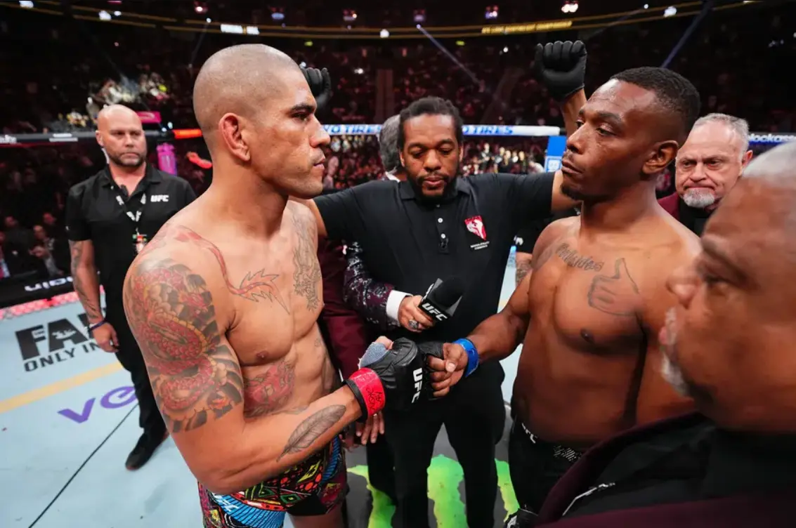 Alex Pereira And Jamahal Hill Heated Altercation At UFC PI Alex Pereira and Jamahal Hill at UFC 300