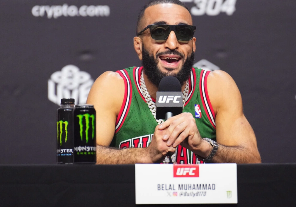 “Never Recovered” Belal Muhammad Took A Jibe At Colby Covington After UFC Tampa Loss Belal Muhammad during press conference