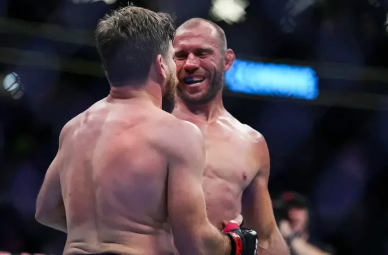 Donald Cerrone and Jim Miller after the fight