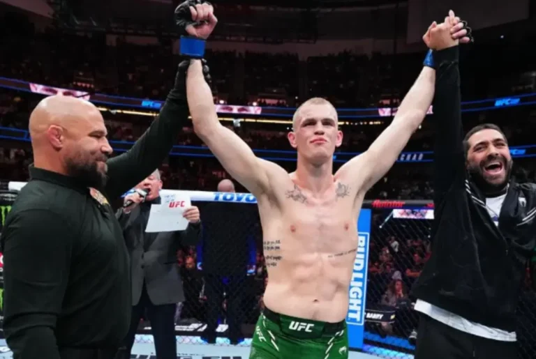 Ian Garry after his victory