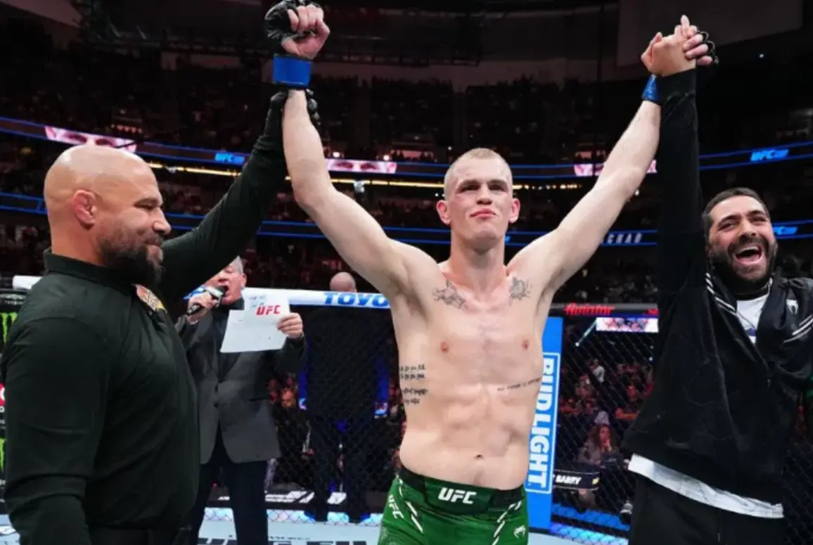 Ian Garry after his victory