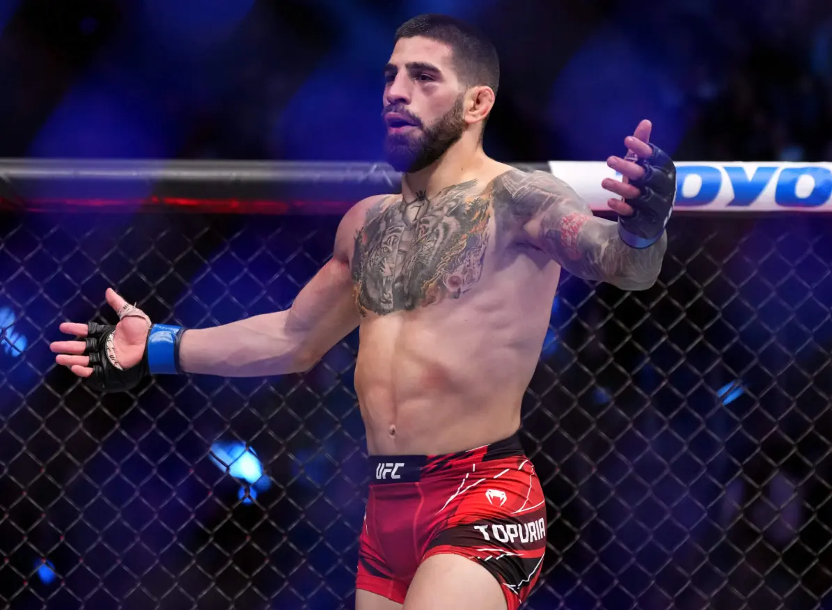 Ilia Topuria after his fight