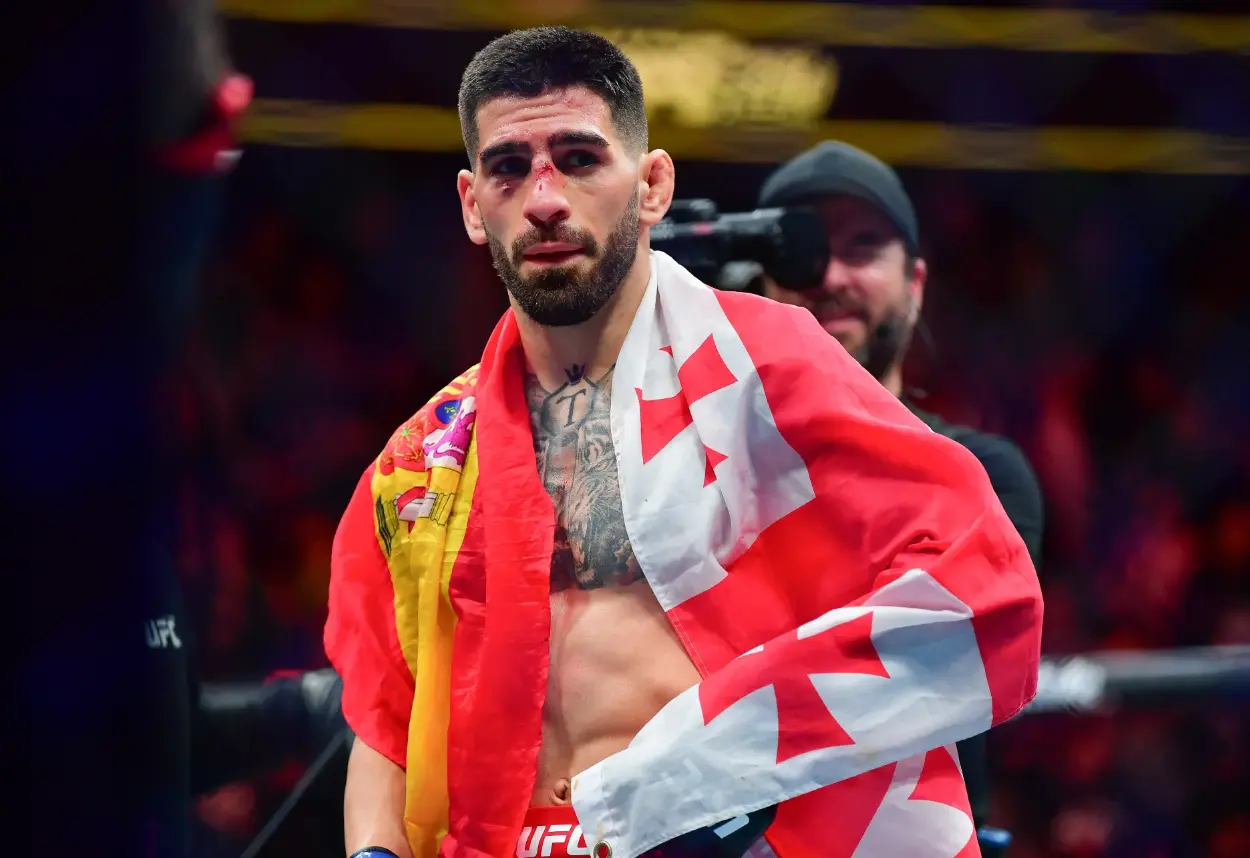 Ilia Topuria after his fight