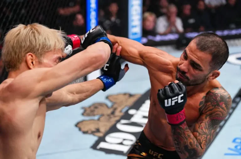 Kai Asakura vs Alexandre Pantoja during UFC 310