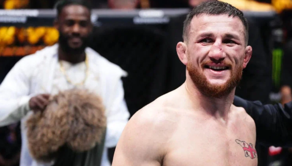 Merab Dvalishvili during his fight